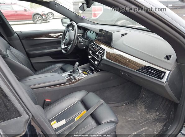 WBAJV6C53JBJ99807 2018 BMW 6 SERIES Black Widok wnętrza z przodu