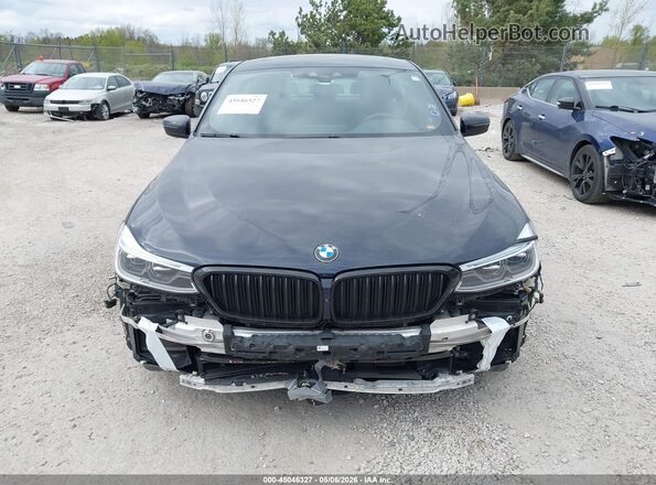 WBAJV6C53JBJ99807 2018 BMW 6 SERIES Black Widok zestawu wskaźników