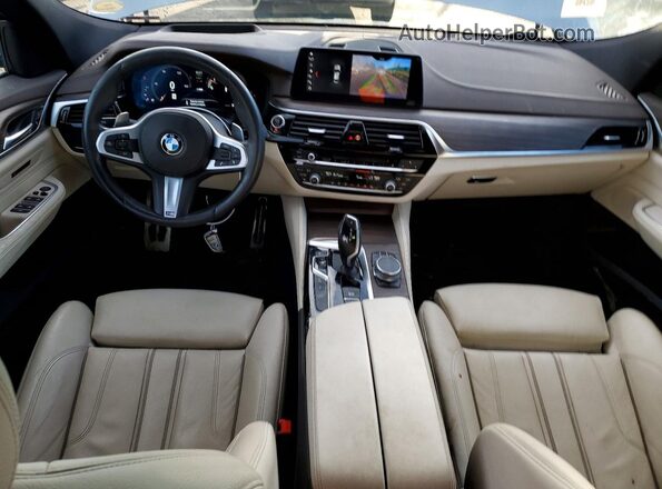 WBAJV6C54KBK08449 2019 BMW 6 SERIES Gray Առջևի վահանակի տեսք