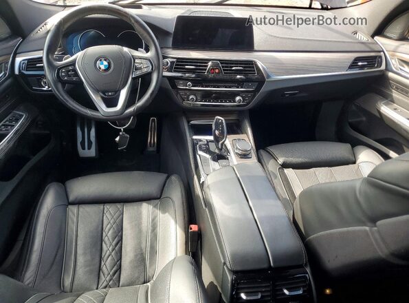 WBAJV6C55JBJ99274 2018 BMW 7 SERIES Purple Dashboard view