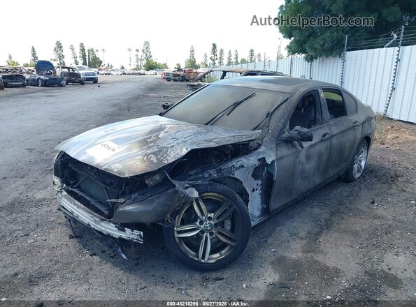 WBAXA5C59GG042035 2016 BMW 5 SERIES Серый Передняя левая четверть