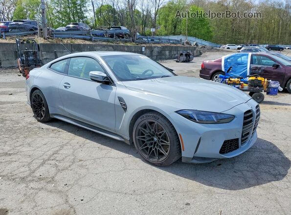 WBS13HK02TCV73498 2026 BMW M4 Серый Передняя правая четверть