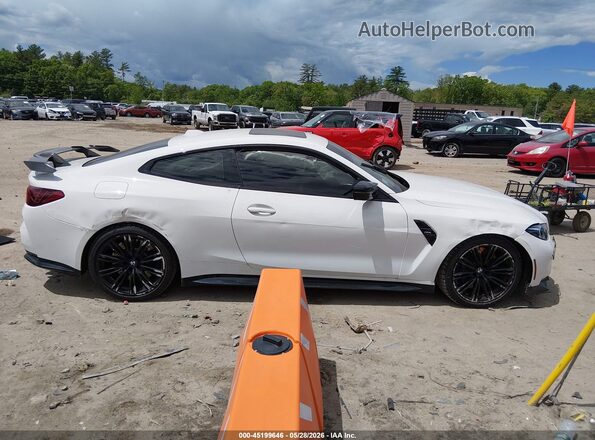 WBS13HK05SCT81295 2025 BMW M4 White Սալոնի հետևի տեսք