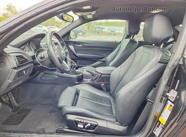 WBS1H9C58HV786341 2017 BMW M2 Black Front interior view
