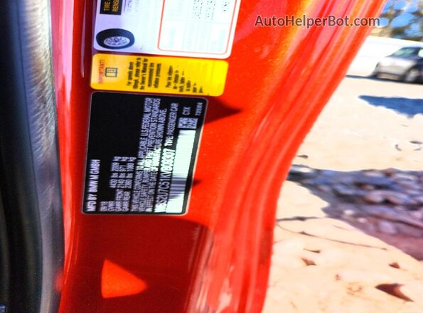 WBS2U7C51KVB09307 2019 BMW M2 Orange Vista del compartimento del motor