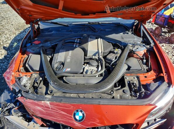 WBS2U7C51KVB09307 2019 BMW M2 Orange Vista interior trasera