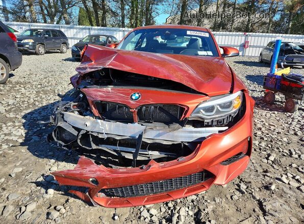 WBS2U7C51KVB09307 2019 BMW M2 Orange Vista frontal
