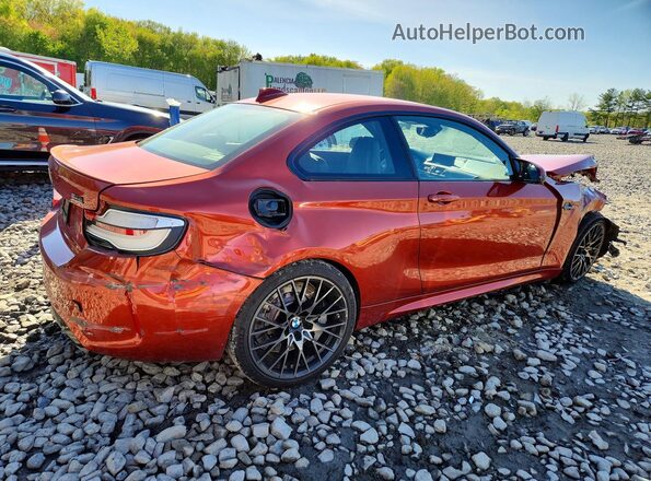 WBS2U7C51KVB09307 2019 BMW M2 Orange Trasero derecho