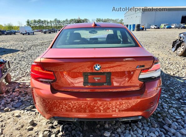 WBS2U7C51KVB09307 2019 BMW M2 Orange Vista trasera