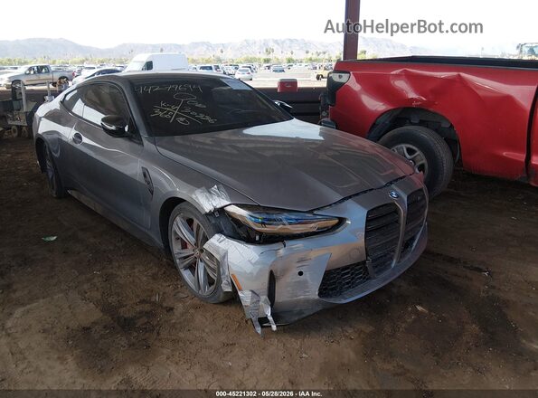 WBS33AZ06NCL70932 2022 BMW M4 Gray წინა ხედი