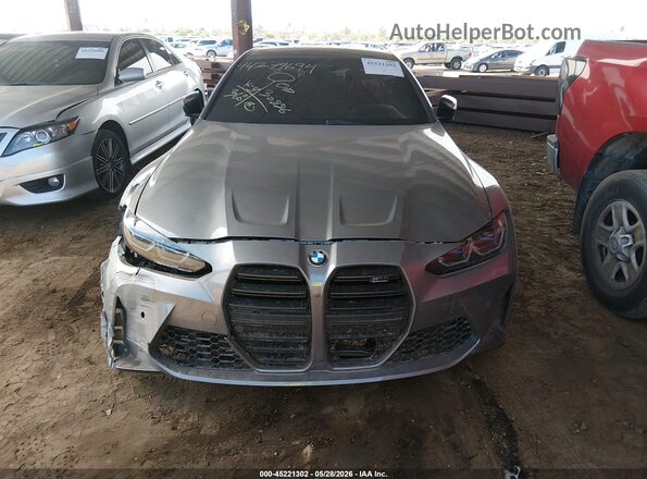 WBS33AZ06NCL70932 2022 BMW M4 Gray ხელსაწყოთა პანელის ხედი