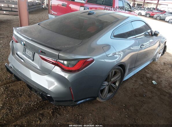 WBS33AZ06NCL70932 2022 BMW M4 Gray უკანა მარჯვენა