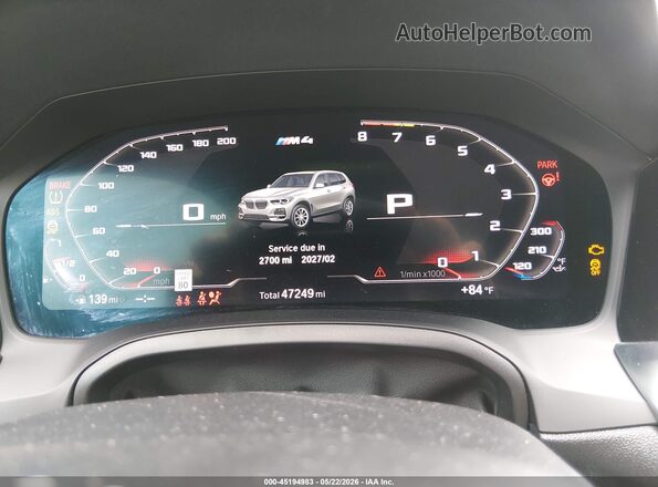 WBS33AZ09MCG62236 2021 BMW M4 Gray Հետևի նստատեղերի տեսք