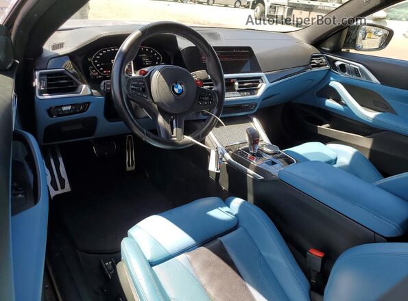 WBS33AZ09PCM18474 2023 BMW M4 Blue Вид панелі приладів