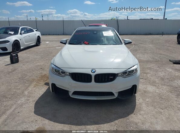 WBS3R9C33HA014356 2017 BMW M4 White Vista del cuadro de instrumentos