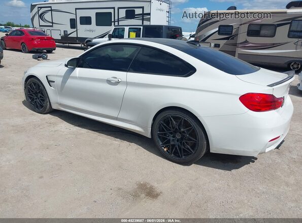 WBS3R9C33HA014356 2017 BMW M4 White Trasero izquierdo