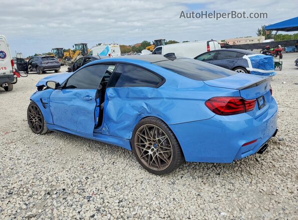 WBS3R9C51GK708554 2016 BMW M4 Blue Tył lewy