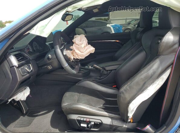 WBS3R9C51GK708554 2016 BMW M4 Blue Widok wnętrza z przodu