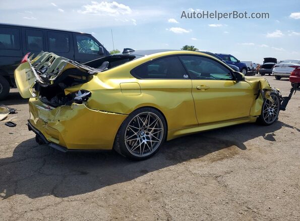WBS3R9C56GK337908 2016 BMW M4 Gold Задня права чверть