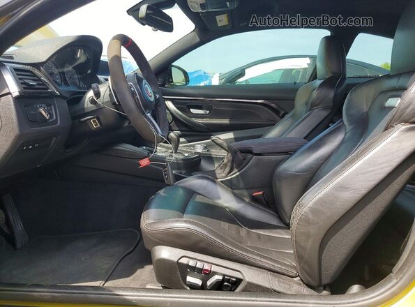 WBS3R9C56GK337908 2016 BMW M4 Gold Вид салону спереду