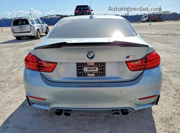 WBS3R9C56GK338315 2016 BMW M4 Silver Vista trasera