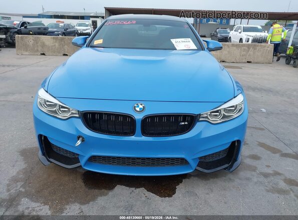 WBS3R9C59GK708205 2016 BMW M4 Синий Вид спереди