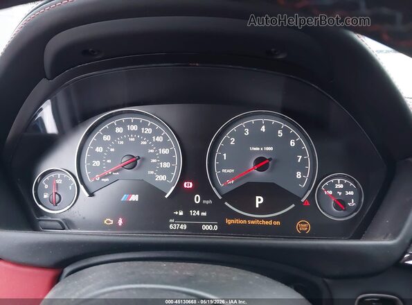 WBS3R9C59GK708205 2016 BMW M4 Синий Вид задних сидений