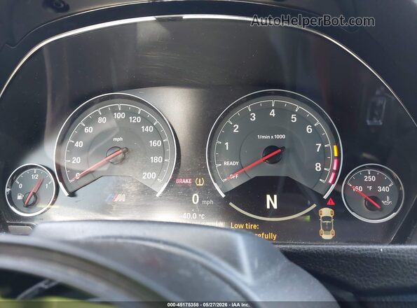 WBS3U9C59GP969884 2016 BMW M4 Black Вид задніх сидінь