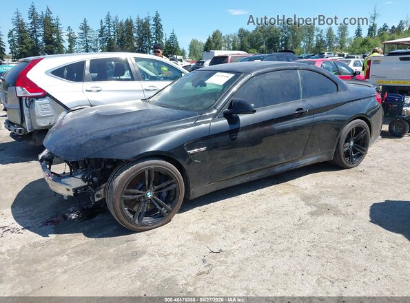 WBS3U9C59GP969884 2016 BMW M4 Black Передня ліва чверть