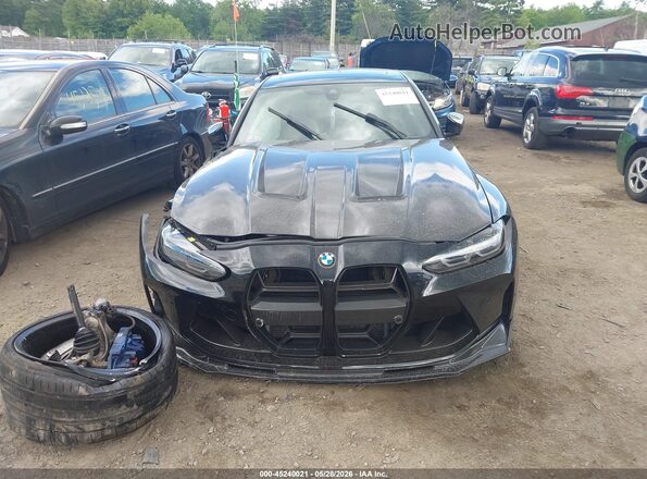 WBS43AY02NFM50250 2022 BMW M3 Black Rear interior view