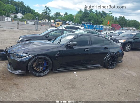 WBS43AY02NFM50250 2022 BMW M3 Black 