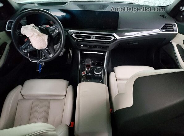 WBS43AY03RFS25678 2024 BMW M3 Green Widok deski rozdzielczej