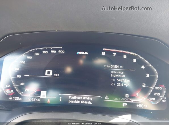 WBS43AZ01PCM97935 2023 BMW M4 Dark Blue Հետևի նստատեղերի տեսք