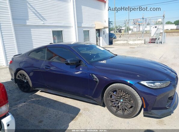 WBS43AZ01PCM97935 2023 BMW M4 Dark Blue Սալոնի հետևի տեսք