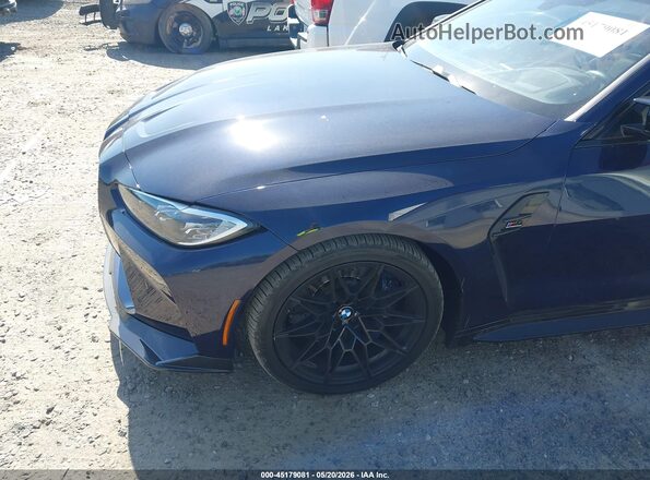 WBS43AZ01PCM97935 2023 BMW M4 Dark Blue Դիմացի տեսք