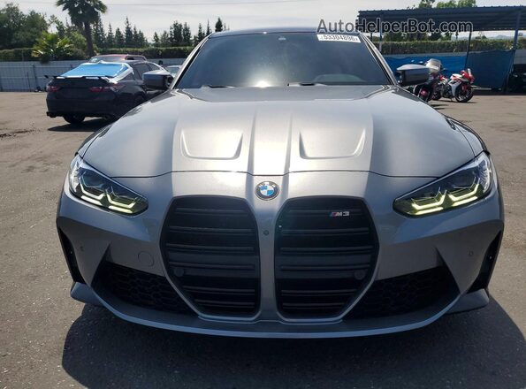 WBS53AY00NFM59100 2022 BMW M3 Gray Front view