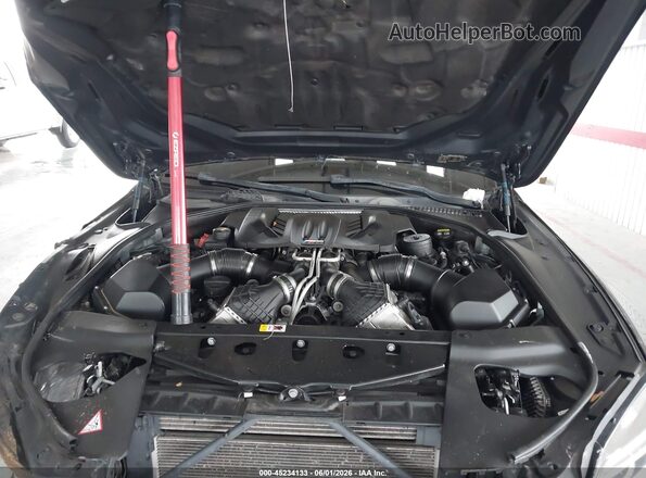 WBS6E9C59GGF92602 2016 BMW M6 Black Вид ззаду