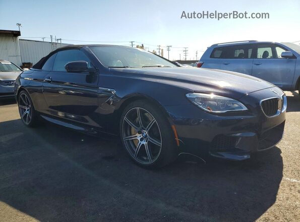 WBS6G9C57JD950215 2018 BMW M6 Blue Передня права чверть