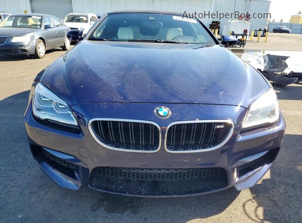 WBS6G9C57JD950215 2018 BMW M6 Blue Вид спереду