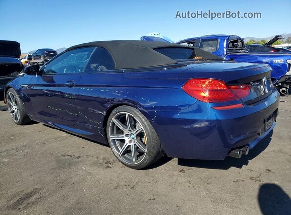 WBS6G9C57JD950215 2018 BMW M6 Blue Задня ліва чверть