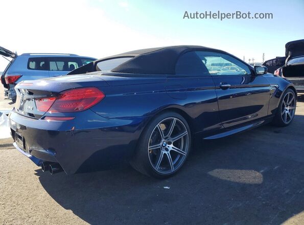 WBS6G9C57JD950215 2018 BMW M6 Blue Задня права чверть