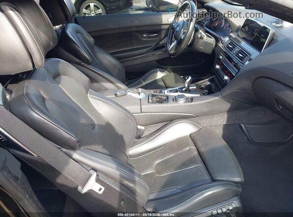 WBS6G9C59GD932131 2016 BMW M6 Black Front interior view