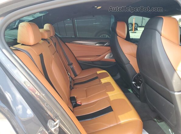 WBS83CH05MCH33385 2021 BMW M5 Gray უკანა სავარძლების ხედი