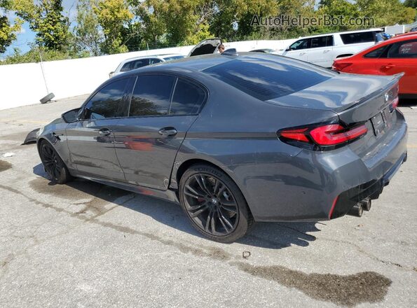 WBS83CH05MCH33385 2021 BMW M5 Gray უკანა მარცხენა