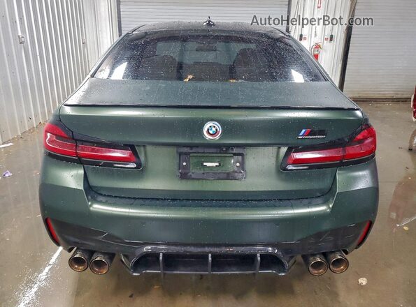 WBS83CH09PCL44962 2023 BMW M5 Green უკანა ხედი