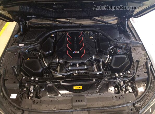 WBS83FK05TCV11581 2026 BMW M5 Black Widok wnętrza z tyłu