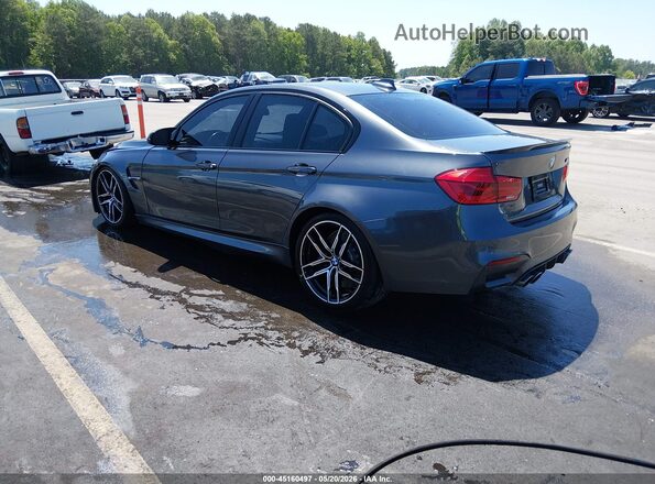 WBS8M9C52J5L00669 2018 BMW M3 Серый Задняя левая четверть