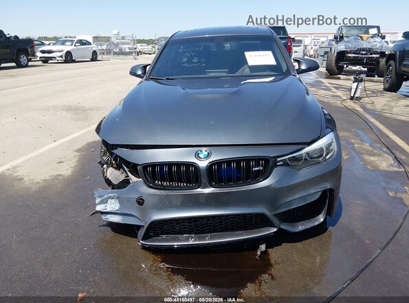 WBS8M9C52J5L00669 2018 BMW M3 Серый Вид задней части салона