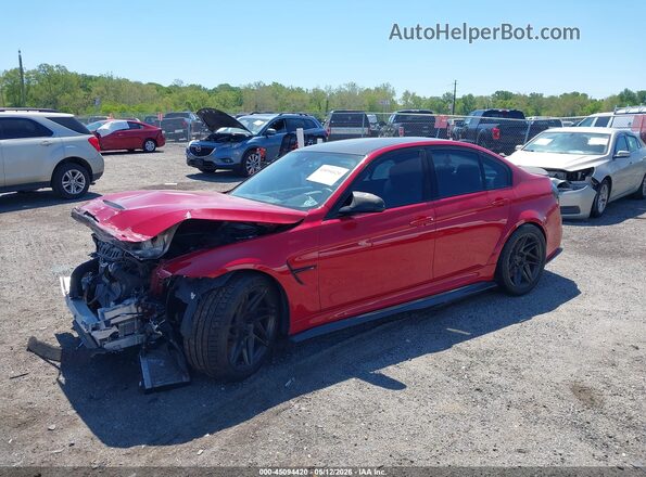 WBS8M9C55J5L00732 2018 BMW M3 Red Przód lewy