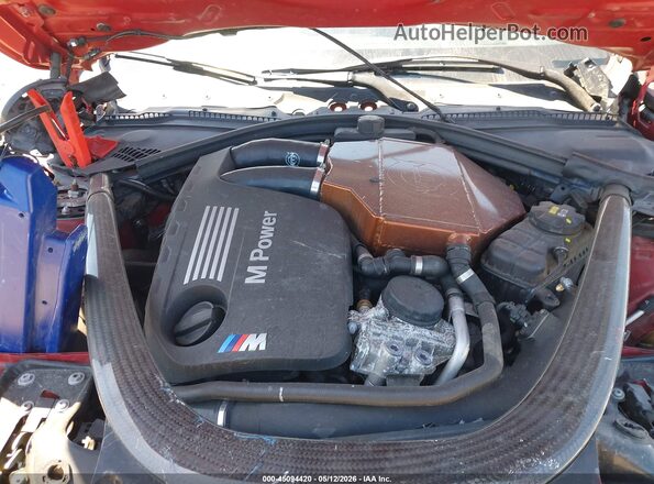 WBS8M9C55J5L00732 2018 BMW M3 Red Widok z tyłu